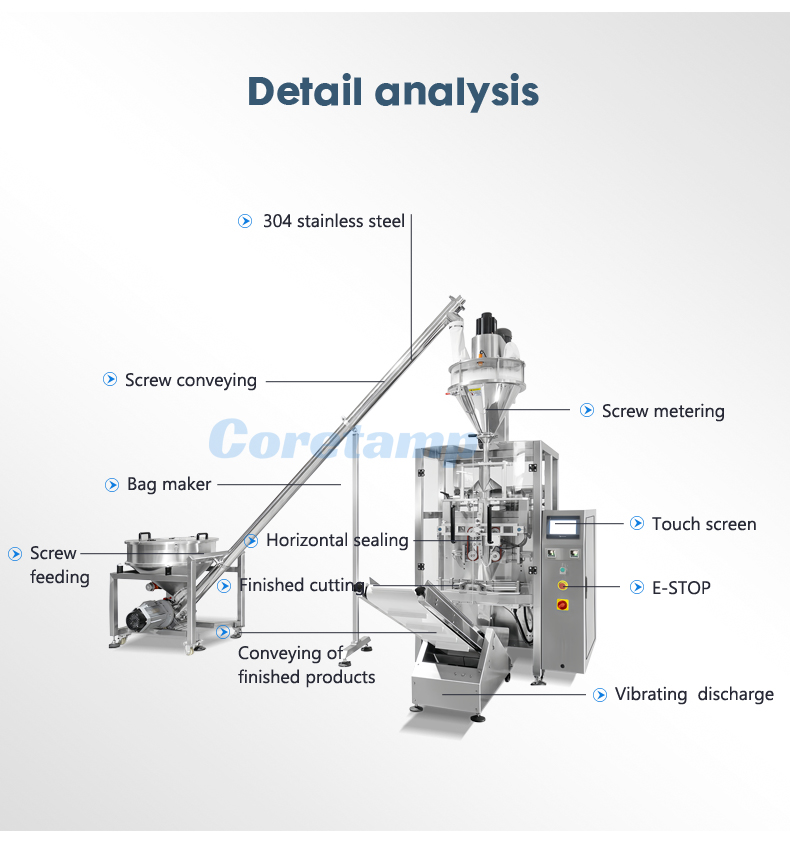 powder packing machine powder packing machine