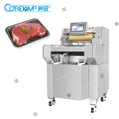 Meat packaging machine
