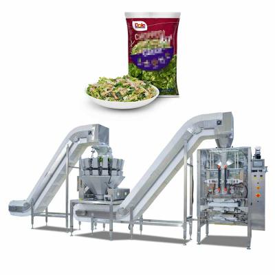 Salad packaging machine